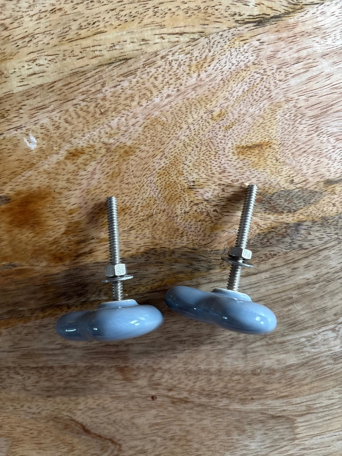 bouton de meuble cœur gris – photo 2